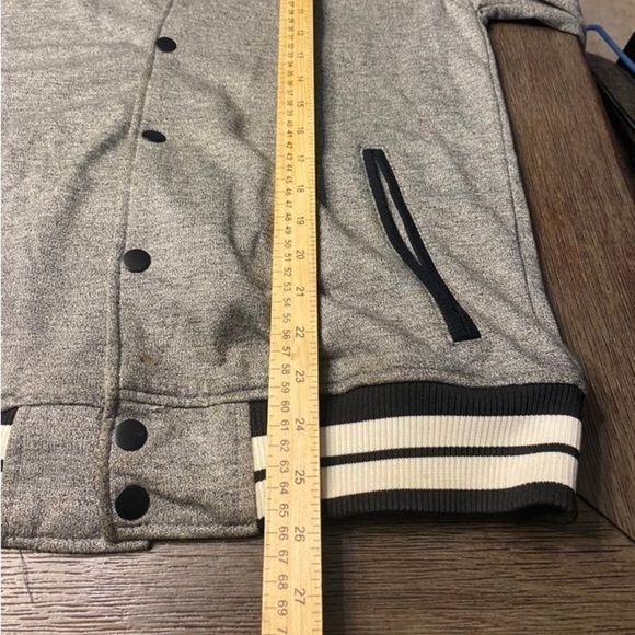 Brooklyn Cloth Mfg Company Varsity Hooded Snap Front Jacket size medium - Picture 10 of 12